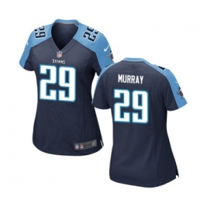 Women's Tennessee Titans #29 Demarco Murray Navy Jersey