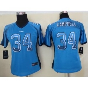 nike women jerseys tennessee titans #34 campbell lt.blue[nike drift fashion]