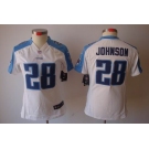 nike women nfl jerseys tennessee titans #28 chris johnson white[nike limited]