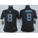 nike women nfl jerseys tennessee titans #8 mariota black[nike impact limited][mariota]