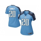 Women Nike Tennessee Titans #20 Bishop Sankey Light Blue Jerseys