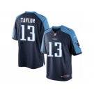 Youth Nike Tennessee Titans #13 Taywan Taylor Limited Navy Blue Alternate NFL Jersey