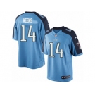 Youth Nike Tennessee Titans #14 Eric Weems Limited Light Blue Team Color NFL Jersey