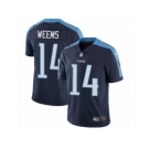 Youth Nike Tennessee Titans #14 Eric Weems Vapor Untouchable Limited Navy Blue Alternate NFL Jersey