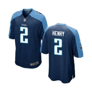 Youth Nike Tennessee Titans #2 Derrick Henry Navy Blue Alternate NFL Jersey
