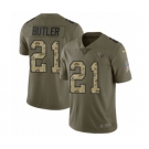 Youth Nike Tennessee Titans #21 Malcolm Butler Limited Olive Camo 2017 Salute to Service NFL Jersey