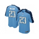 Youth Nike Tennessee Titans #23 Brice McCain Game Light Blue Team Color NFL Jersey