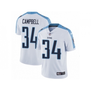 Youth Nike Tennessee Titans #34 Earl Campbell Vapor Untouchable Limited White NFL Jersey