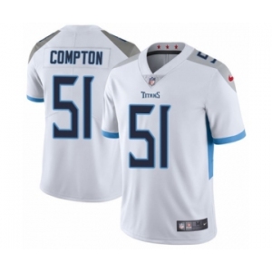 Youth Nike Tennessee Titans #51 Will Compton White Vapor Untouchable Elite Player NFL Jersey