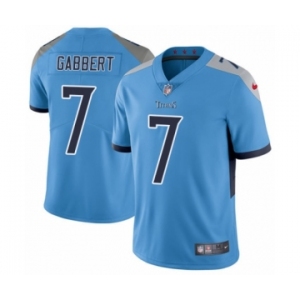 Youth Nike Tennessee Titans #7 Blaine Gabbert Light Blue Alternate Vapor Untouchable Limited Player NFL Jersey
