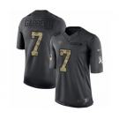 Youth Nike Tennessee Titans #7 Blaine Gabbert Limited Black 2016 Salute to Service NFL Jersey