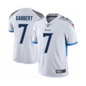 Youth Nike Tennessee Titans #7 Blaine Gabbert White Vapor Untouchable Limited Player NFL Jersey