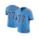 Youth Nike Tennessee Titans #77 Taylor Lewan Light Blue Team Color Stitched NFL Vapor Untouchable Limited Jersey