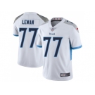 Youth Nike Tennessee Titans #77 Taylor Lewan White Stitched NFL Vapor Untouchable Limited Jersey