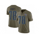 Youth Nike Tennessee Titans #78 Curley Culp Limited Olive 2017 Salute to Service NFL Jersey
