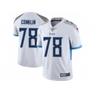 Youth Nike Tennessee Titans #78 Jack Conklin White Stitched NFL Vapor Untouchable Limited Jersey