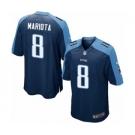 Youth Nike Tennessee Titans #8 Marcus Mariota Game Navy Blue Alternate NFL Jersey