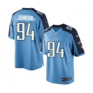 Youth Nike Tennessee Titans #94 Austin Johnson Limited Light Blue Team Color NFL Jersey