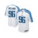 Youth Nike Tennessee Titans #96 Sylvester Williams Limited White NFL Jersey