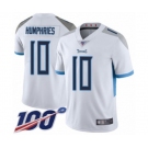 Youth Tennessee Titans #10 Adam Humphries White Vapor Untouchable Limited Player 100th Season Football Jersey
