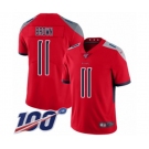 Youth Tennessee Titans #11 A.J. Brown Limited Red Inverted Legend 100th Season Football Jersey