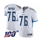 Youth Tennessee Titans #76 Rodger Saffold White Vapor Untouchable Limited Player 100th Season Football Jersey
