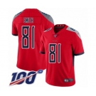 Youth Tennessee Titans #81 Jonnu Smith Limited Red Inverted Legend 100th Season Football Jersey