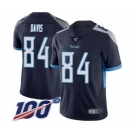 Youth Tennessee Titans #84 Corey Davis Navy Blue Team Color Vapor Untouchable Limited Player 100th Season Football Jersey