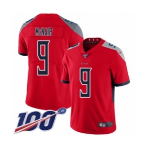 Youth Tennessee Titans #9 Steve McNair Limited Red Inverted Legend 100th Season Football Jersey