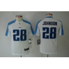 nike youth nfl jerseys tennessee titans #28 chris johnson white[nike limited]