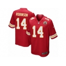 Men Nike Kansas City Chiefs #14 Demarcus Robinson Game Red Team Color NFL Jersey