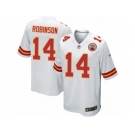 Men Nike Kansas City Chiefs #14 Demarcus Robinson Game White NFL Jersey