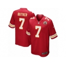 Men Nike Kansas City Chiefs #7 Harrison Butker Game Red Team Color NFL Jersey