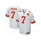 Men Nike Kansas City Chiefs #7 Harrison Butker Game White NFL Jersey