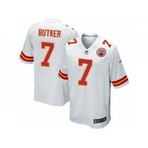 Men Nike Kansas City Chiefs #7 Harrison Butker Game White NFL Jersey