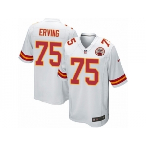 Men Nike Kansas City Chiefs #75 Cameron Erving Game White NFL Jersey