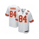 Men's Nike Kansas City Chiefs #84 Demetrius Harris Game White NFL Jersey