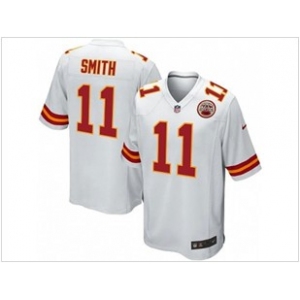 nike nfl jerseys kansas city chiefs #11 smith white[game]