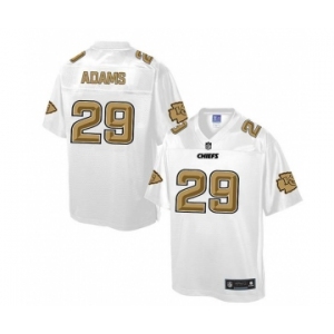 nike nfl jerseys kansas city chiefs #29 adams Pro Line White[game][adams]