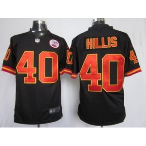 nike nfl jerseys kansas city chiefs #40 hillis black[game]