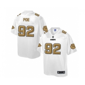 nike nfl jerseys kansas city chiefs #92 poe Pro Line White[game]