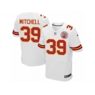 Men Nike Kansas City Chiefs #39 Terrance Mitchell Elite White NFL Jersey