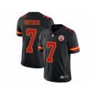 Men Nike Kansas City Chiefs #7 Harrison Butker Elite Black Rush Vapor Untouchable NFL Jersey