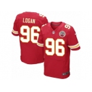 Men Nike Kansas City Chiefs #96 Bennie Logan Elite Red Team Color NFL Jersey