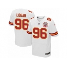 Men Nike Kansas City Chiefs #96 Bennie Logan Elite White NFL Jersey