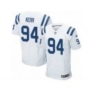 Men's Nike Indianapolis Colts #94 Zach Kerr Elite White NFL Jersey