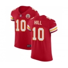 Men's Nike Kansas City Chiefs #10 Tyreek Hill Red Team Color Vapor Untouchable Elite Player NFL Jersey