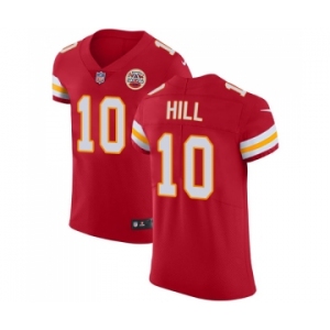 Men's Nike Kansas City Chiefs #10 Tyreek Hill Red Team Color Vapor Untouchable Elite Player NFL Jersey