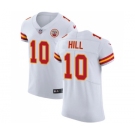 Men's Nike Kansas City Chiefs #10 Tyreek Hill White Vapor Untouchable Elite Player NFL Jersey