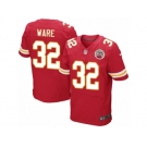 Men's Nike Kansas City Chiefs #32 Spencer Ware Elite Red Team Color NFL Jersey